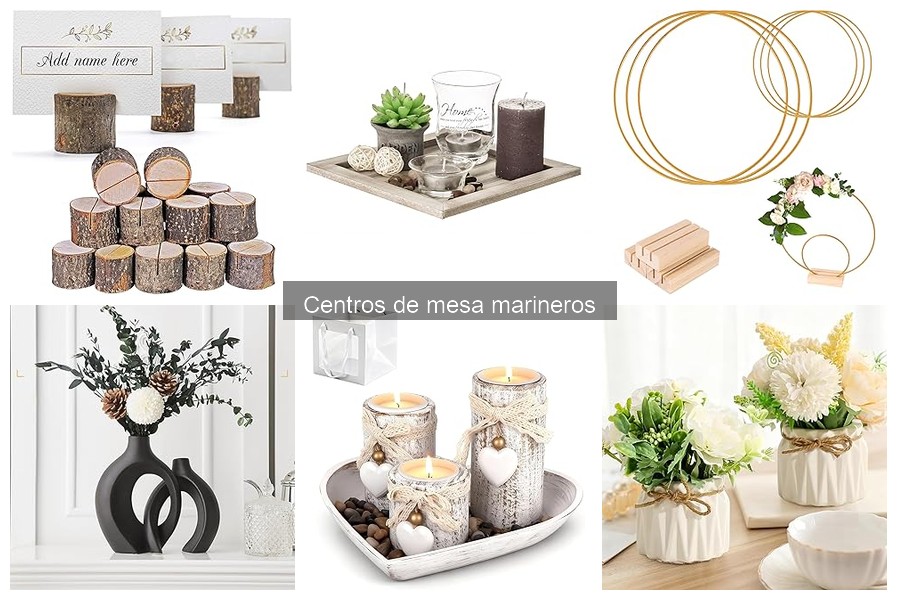 Tipos de centros de mesa marineros para decorar tu hogar