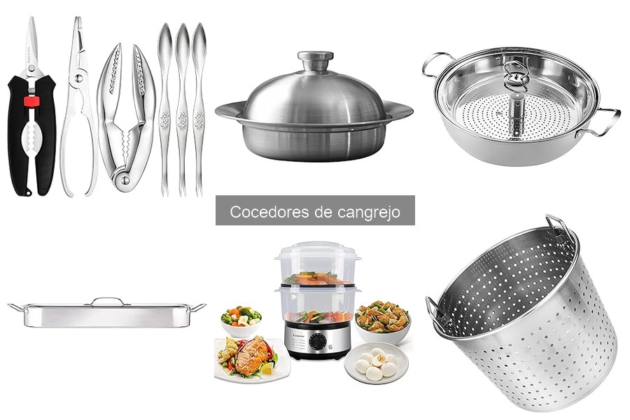 Tipos de cocedores de cangrejo: guía completa de modelos