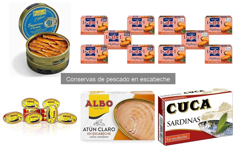 Tipos de conservas de pescado en escabeche: ¡Descúbrelos!