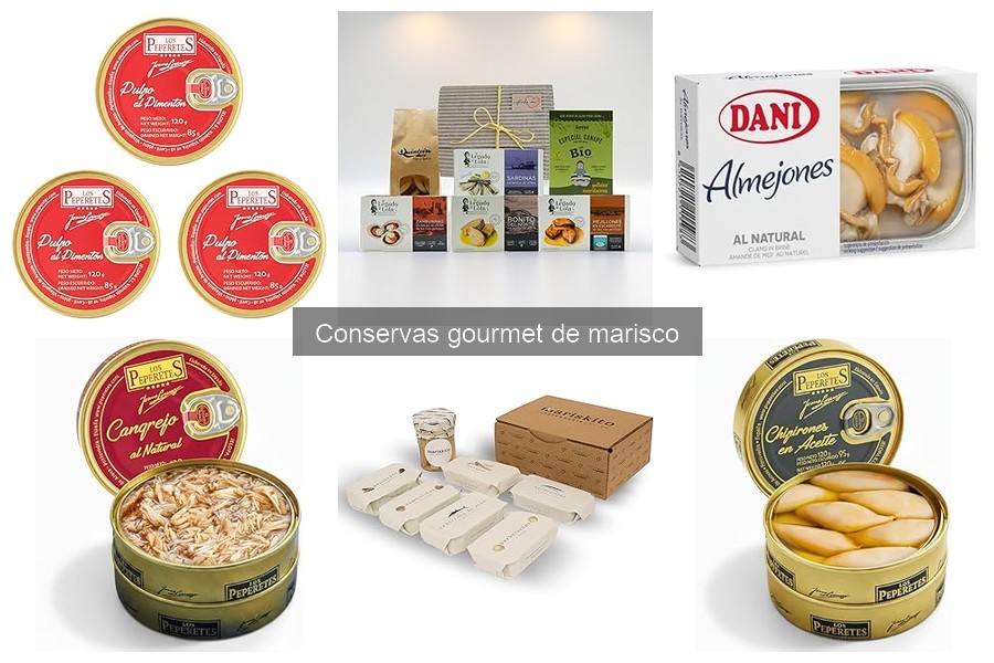 Tipos de conservas gourmet de marisco: descubre la variedad