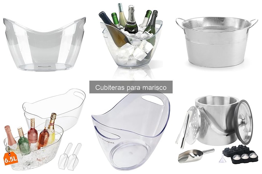 Tipos de cubiteras para marisco: Guía completa