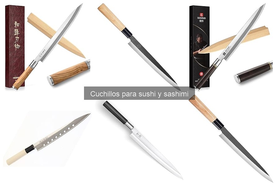 Tipos de cuchillos para sushi: diferencias y usos esenciales