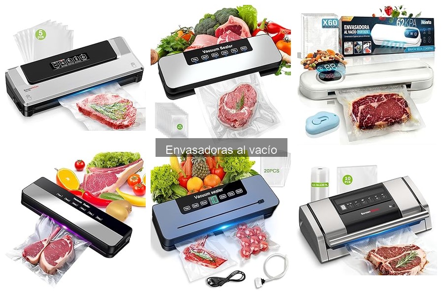 Tipos de envasadoras al vacío y sus diferencias