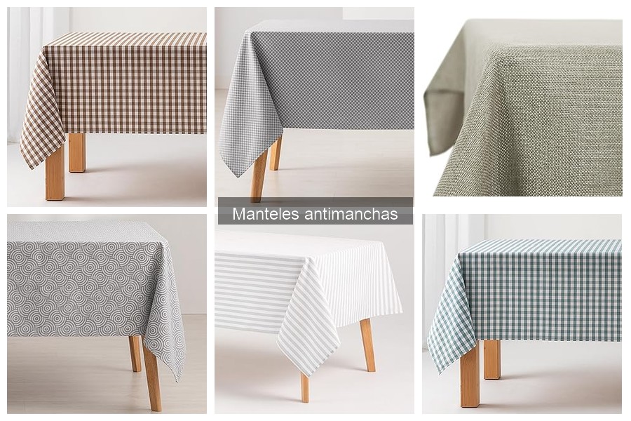 Tipos de manteles antimanchas: materiales y estilos