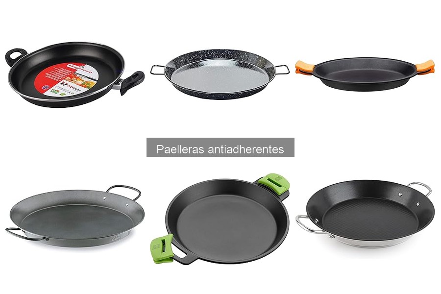 Tipos de paelleras antiadherentes: guía y comparativa