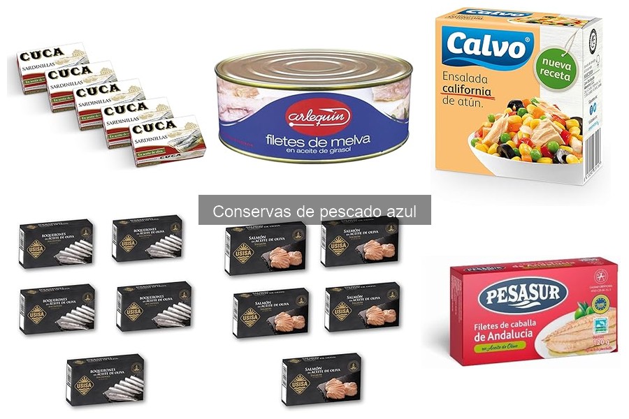Tipos de pescado azul en conserva: Variantes y opciones