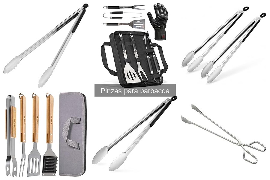 Tipos de pinzas para barbacoa y sus usos esenciales