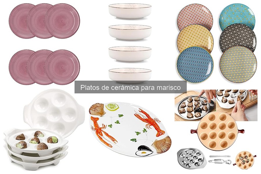 Tipos de platos de cerámica para marisco: guía completa