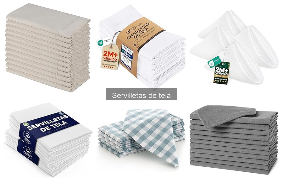 Tipos de Servilletas de Tela y sus Usos Recomendados