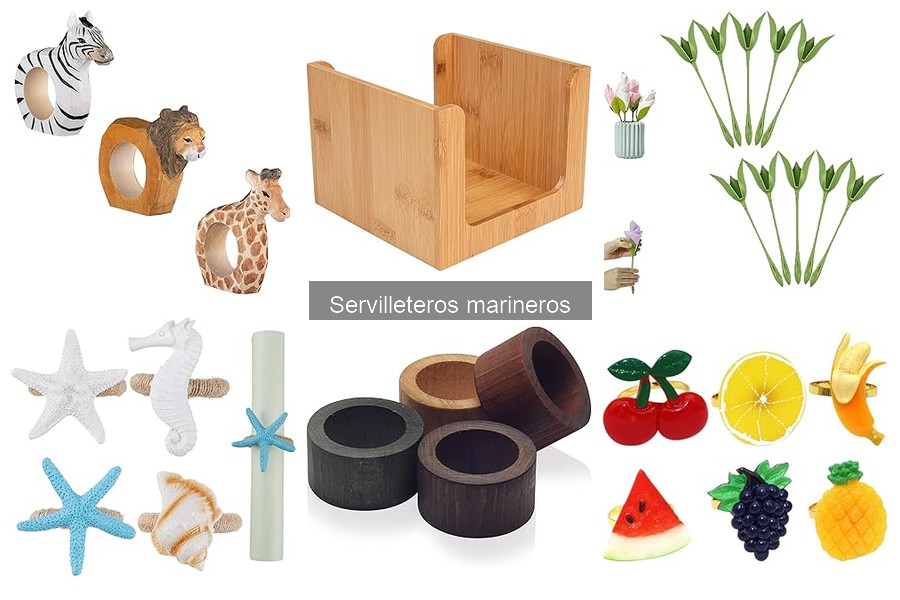 Tipos de servilleteros marineros para decorar tu mesa