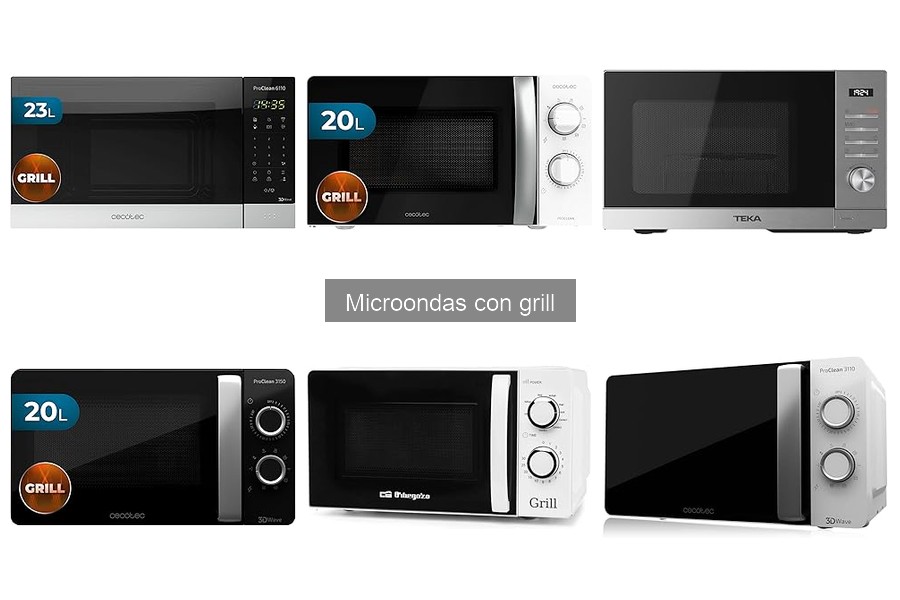 Todo sobre el microondas con grill: características y ventajas