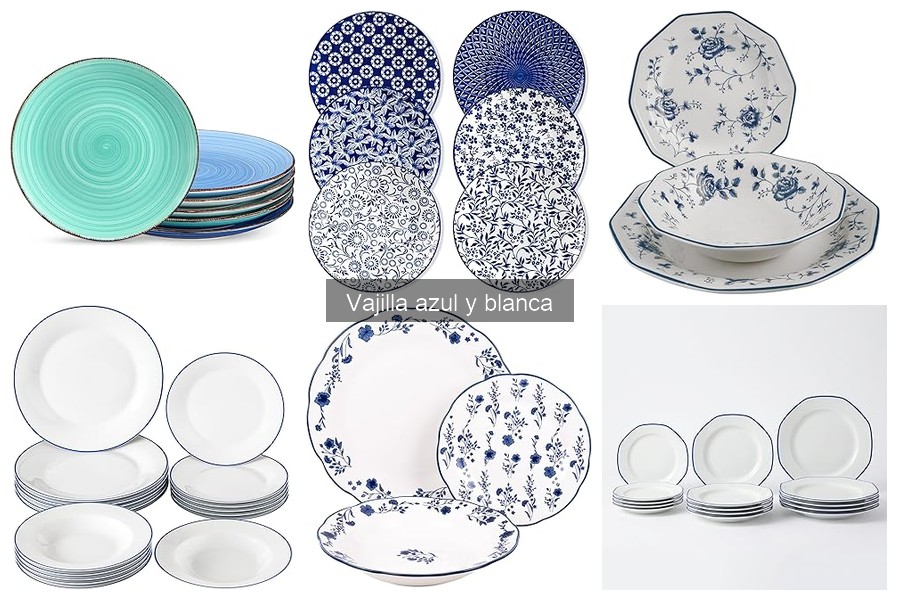 Todo sobre la vajilla azul y blanca: elegancia y tradición