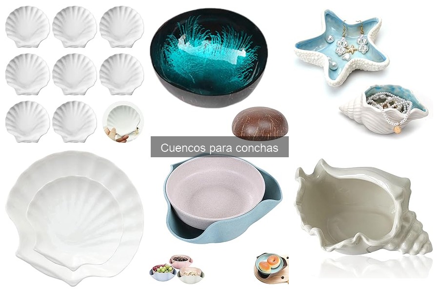 Ventajas de usar cuencos específicos para conchas en casa