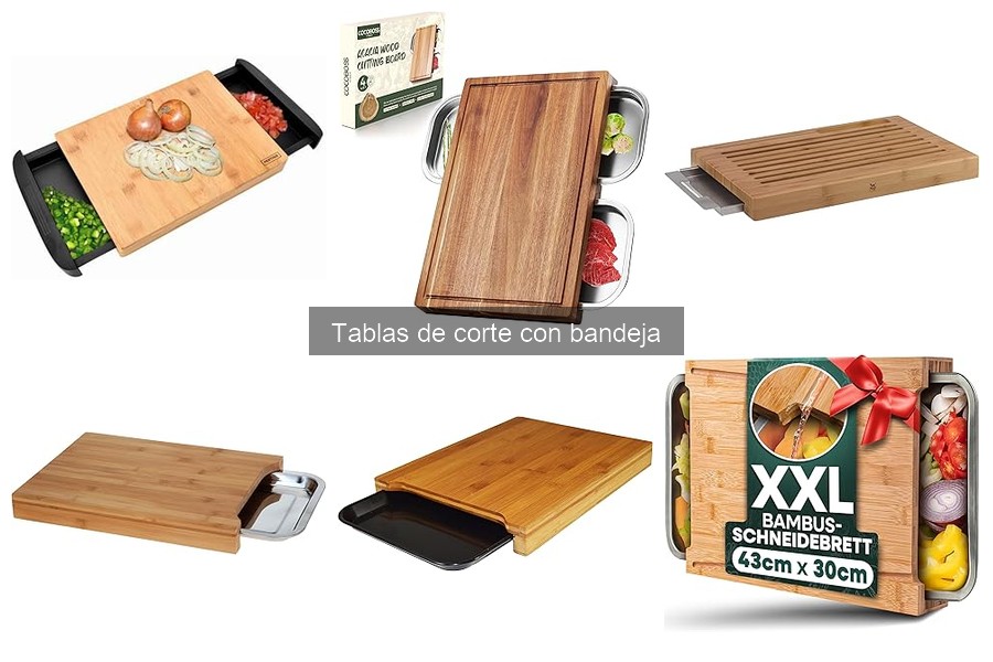 Ventajas de usar tablas de corte con bandeja en cocina