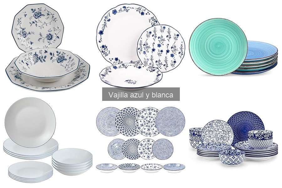 Ventajas y desventajas de la vajilla azul y blanca