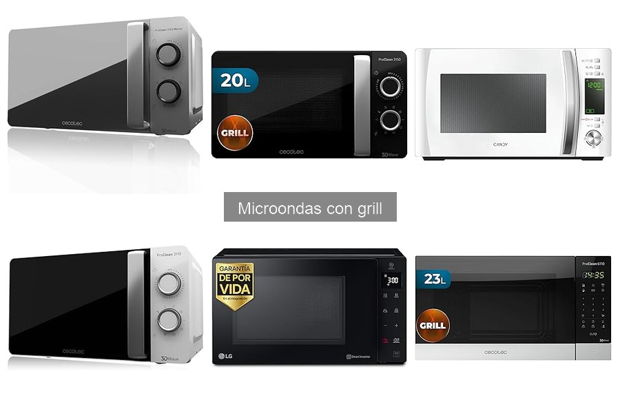 Ventajas y desventajas del microondas con grill
